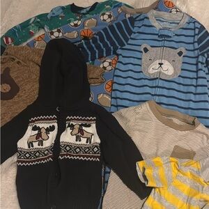Boys bundle! Sleeper pajamas and sweaters